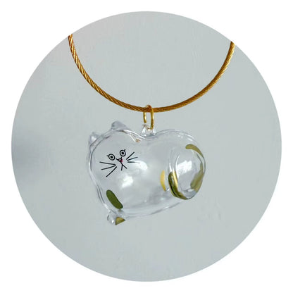 Transparent Dog Hair Storage Container Adorable Pet Keepsake Capsule Pendant with Key Ring for Pet Lovers DIY Memorial Keychain